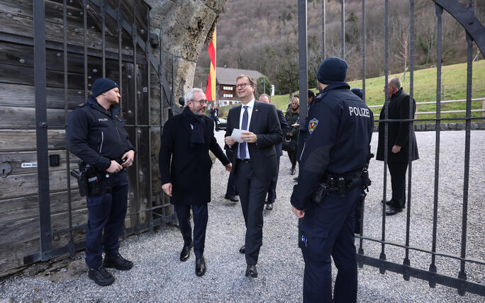 Neujahrsempfang für das diplomatische Corps auf Schloss Vaduz