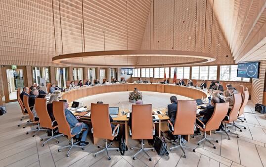 Liechtensteiner Landtag in Vaduz