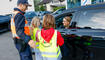 Verkehrsaktion &laquo;Schulanfang 2026&raquo; der Landespolizei in Schaan.