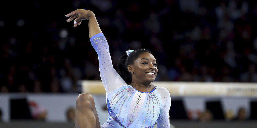 Simone Biles führte das amerikanische Frauen-Team einmal mehr überlegen zum Titel