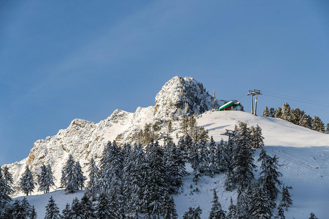 Erster Schnee in Liechtenstein