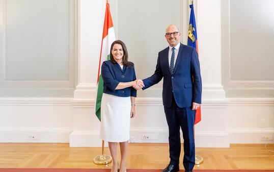 Besuch der Ungarischen Präsidentin Katalin Novák