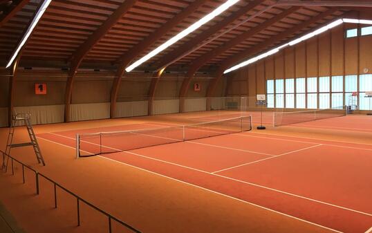 Die Tennishalle Vaduz wird im kommenden Sommer saniert.