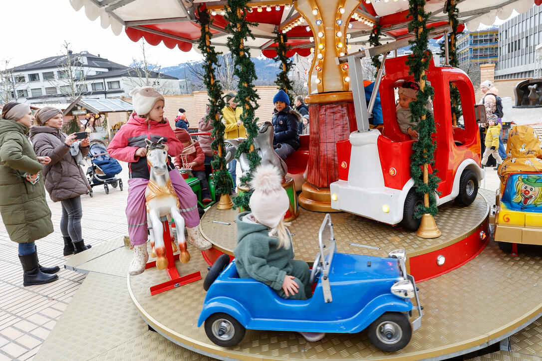 Weihnachtsmarkt, Vaduz, Liechtenstein.