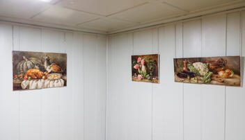 Vernissage «Genussvolles Leben in der Malerei» im Kulturhaus Rössle in Mauren.