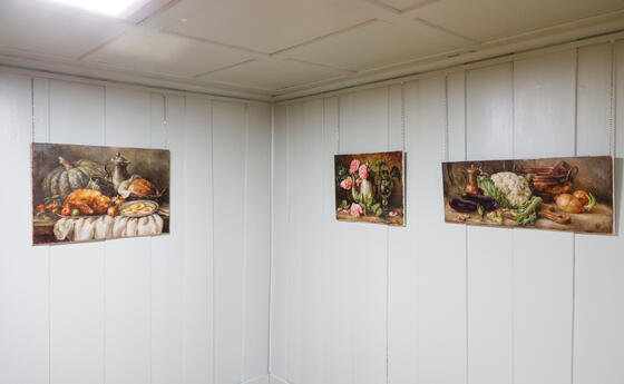 Vernissage «Genussvolles Leben in der Malerei» im Kulturhaus Rössle in Mauren.