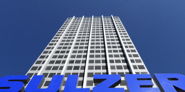Das Logo des Industriekonzerns Sulzer in Winterthur (Symbolbild)
