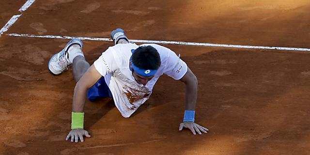 Leonardo Mayer bei seinem historischen Sieg.