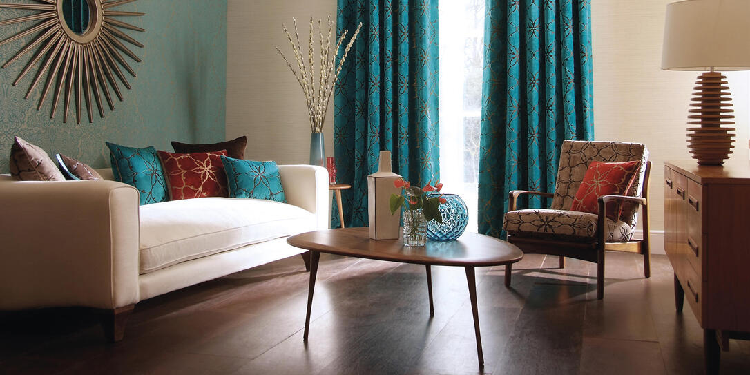 Interior image of a contemporary living room