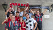 Eintracht Frankfurt Fans im Städtle Vaduz