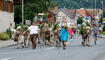 Alpabtrieb, Rüthi, St. Gallen, Schweiz