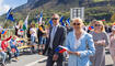 Feierlichkeiten zum Jubiläum bei der alten Rheinbrücke Vaduz–Sevelen