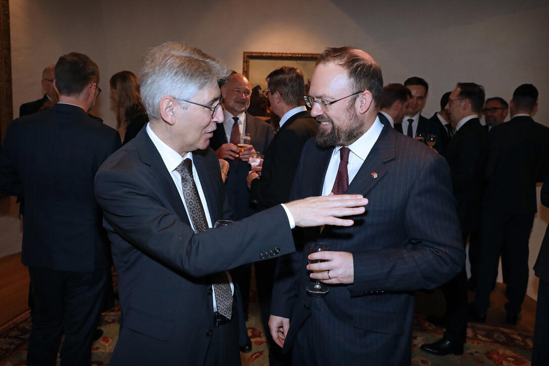 Neujahrsempfang für das diplomatische Corps auf Schloss Vaduz