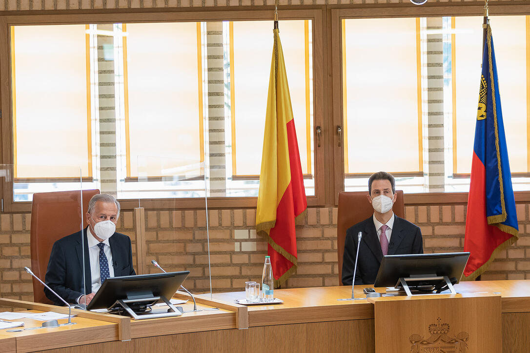 Landtagseröffnung 2021 in Vaduz