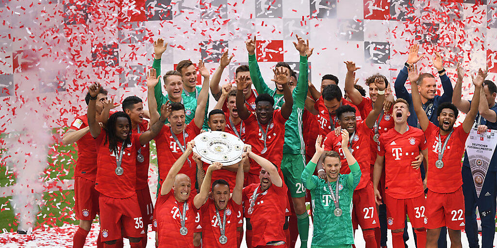 Bayern München feierte seinen 29. Meistertitel, den 7. in Serie