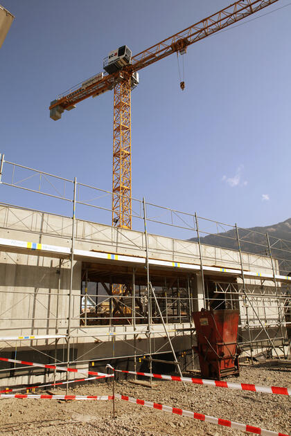Tag der offenen Baustelle Kindergarten und Doppelturnhalle in Ma