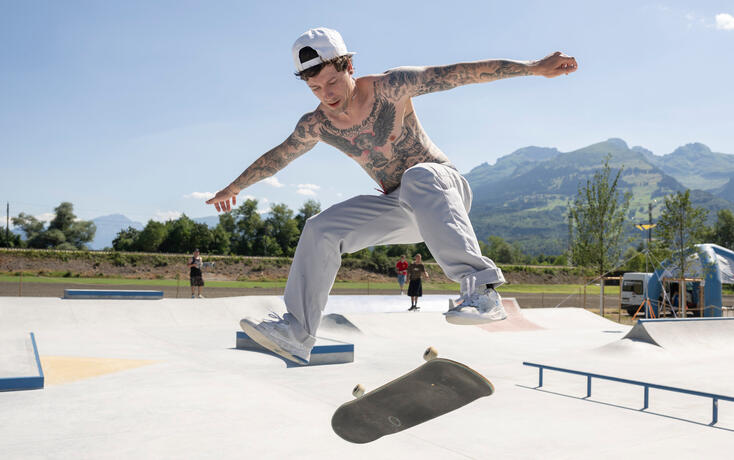Skatepark Er&ouml;ffnung in Schaan