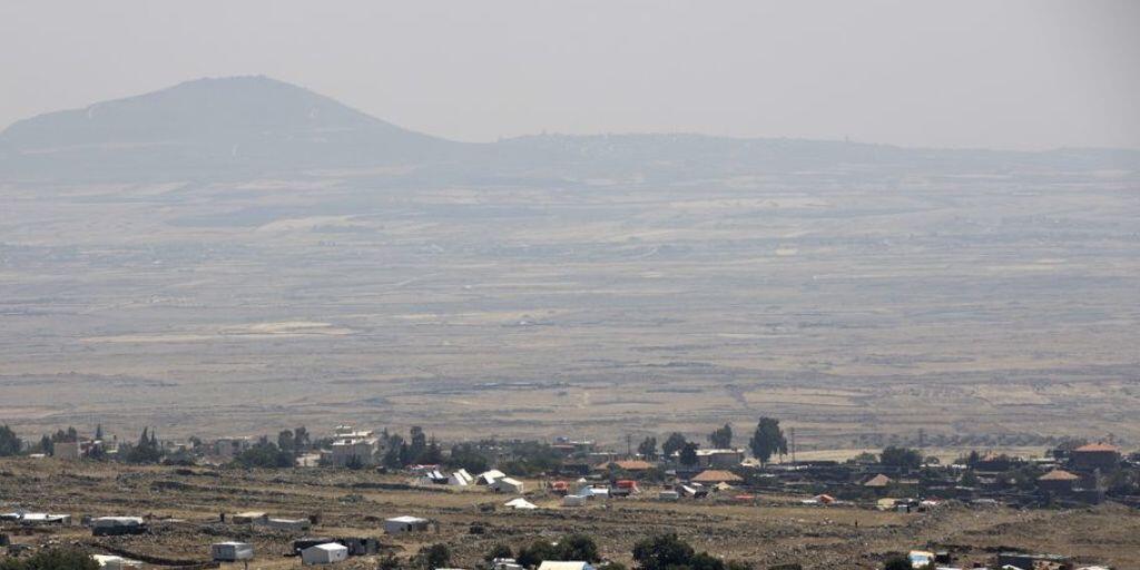 Sicht auf ein syrisches Fl&uuml;chtlingslager in der Provinz Daraa in N&auml;he der Grenze zu Israel. (Archivbild)