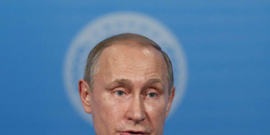 Das Gesicht eines Mörders - jedenfalls nach Einschätzung der Familie des vergifteten russischen Agenten Litwinenko: der russische Präsident Putin.