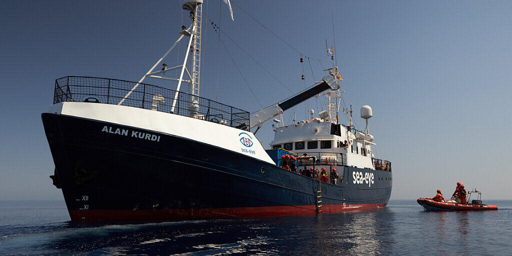 ARCHIV - Das Seenotrettungsschiff «Alan Kurdi». Foto: Fabian Heinz/Sea-Eye/dpa - ACHTUNG: Nur zur redaktionellen Verwendung und nur mit vollständiger Nennung des vorstehenden Credits ARCHIV - Das Seenotrettungsschiff «Alan Kurdi». Foto: Fabian Heinz/Sea-Eye/dpa - ACHTUNG: Nur zur redaktionellen Verwendung und nur mit vollständiger Nennung des vorstehenden Credits