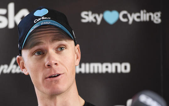 Standortbestimmung in der Westschweiz: Der dreifache Tour-de-France-Sieger Chris Froome steht an der Tour de Romandie am Start