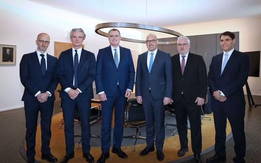 Treffen von Regierungschef Daniel Risch mit der Schweizerischen
