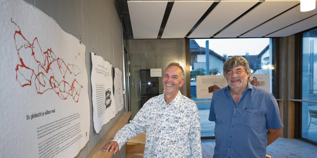 240830 Vernissage Ewald Frick «Steger Manuskripte», Schaan