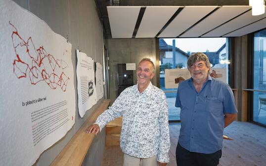 240830 Vernissage Ewald Frick &laquo;Steger Manuskripte&raquo;, Schaan