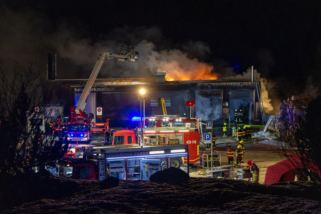 Brand Heizwerk Malbun (16.12.2025)