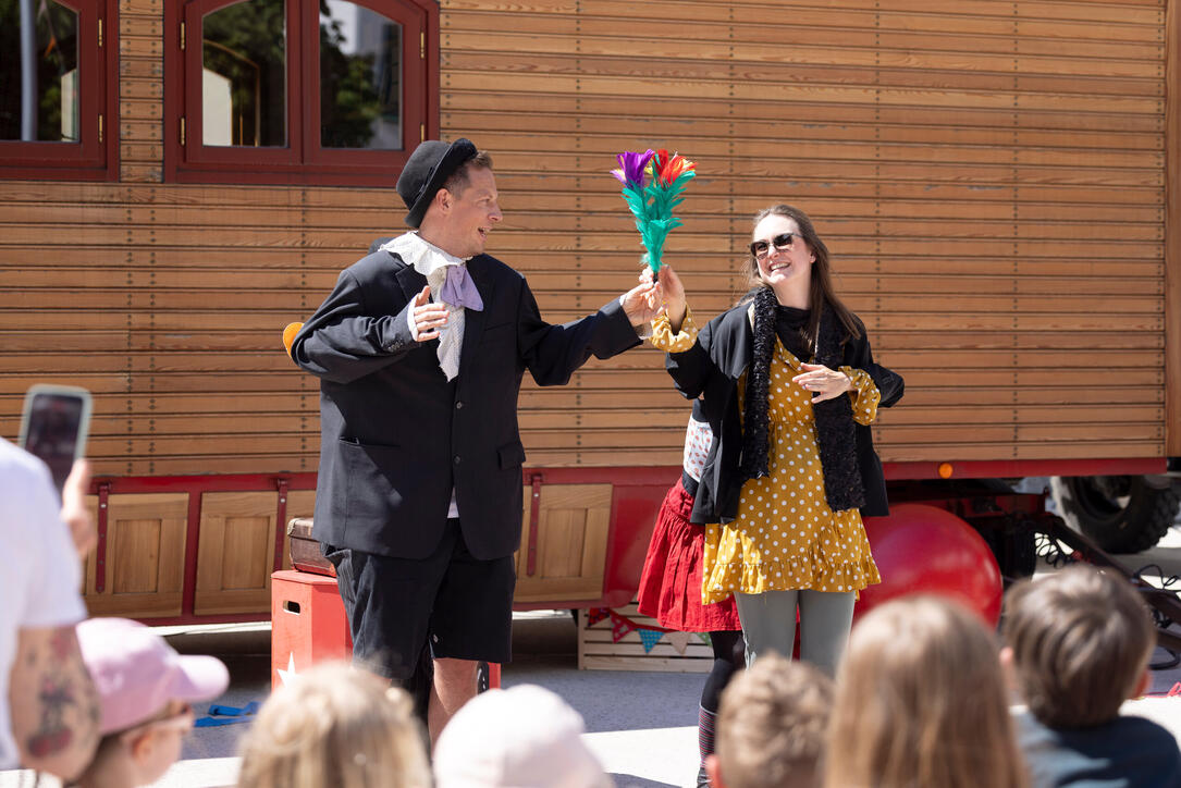 Buskers Strassenkunstfestival in Vaduz