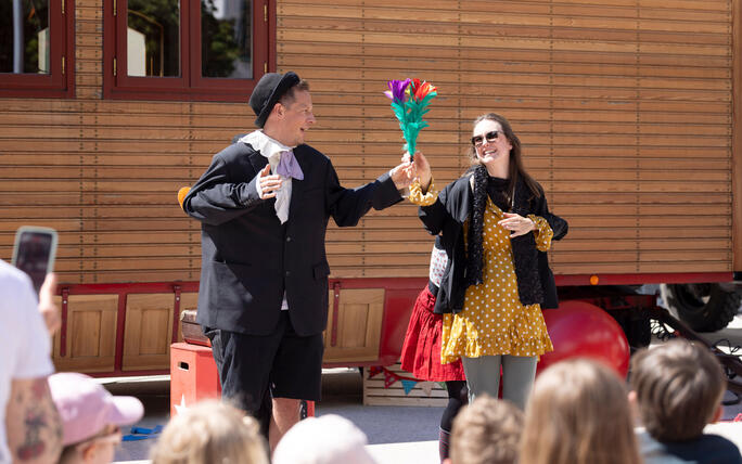 Buskers Strassenkunstfestival in Vaduz