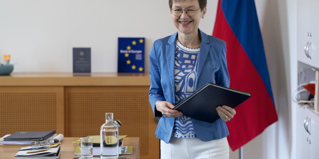 Regierungschefin Brigitte Haas steht ein Arbeitstag mit vollem Terminkalender bevor