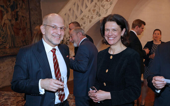 Neujahrsempfang für das diplomatische Corps auf Schloss Vaduz