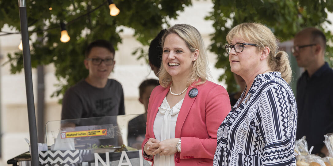 Mit Abstand auf Kultour in Vaduz Mit Abstand auf Kultour in Vaduz