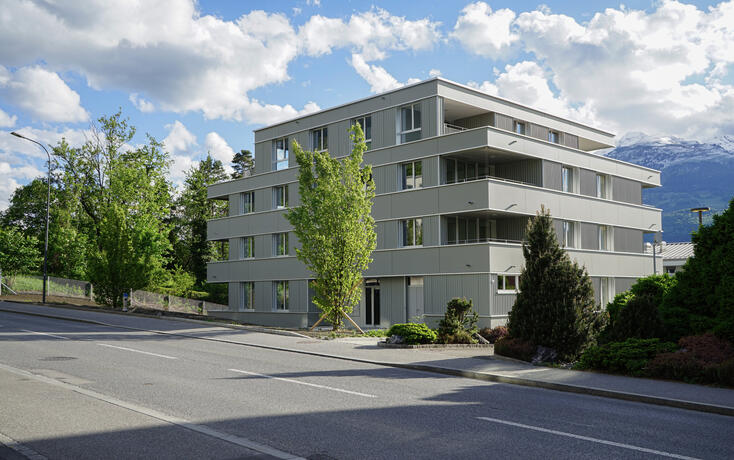 Architektur in Liechtenstein: Praktisch geschnittene Einheiten an bester Lage