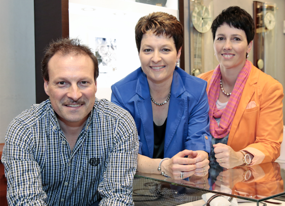 Das kompetente Team von Ospelt Uhren und Schmuck in Vaduz.