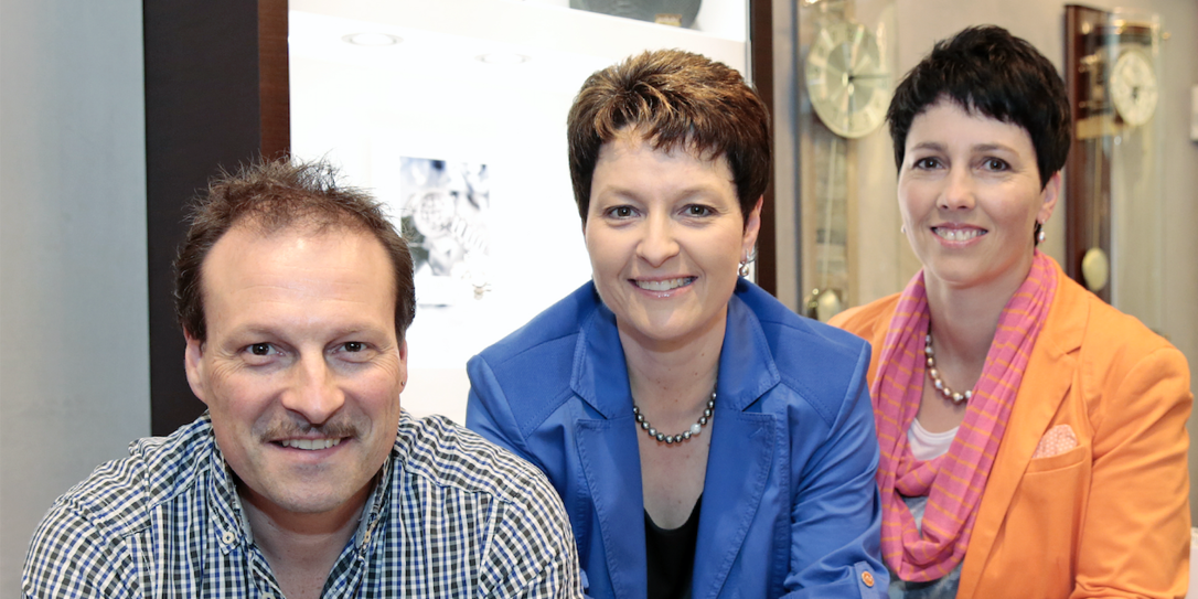 Das kompetente Team von Ospelt Uhren und Schmuck in Vaduz.