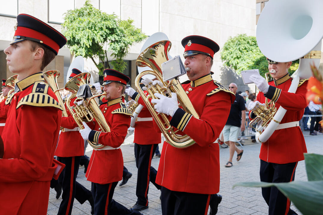 Princely Tattoo Parade in Vaduz