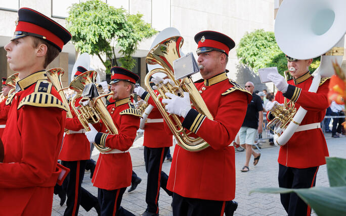 Princely Tattoo Parade in Vaduz