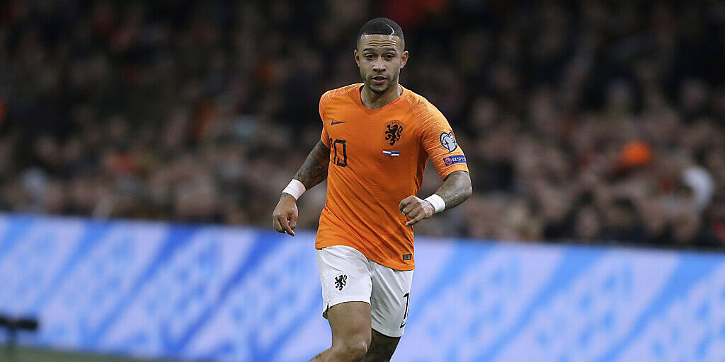 Memphis Depay wird den Niederländern bei der EM im kommenden Jahr mit grosser Sicherheit fehlen Memphis Depay wird den Niederländern bei der EM im kommenden Jahr mit grosser Sicherheit fehlen