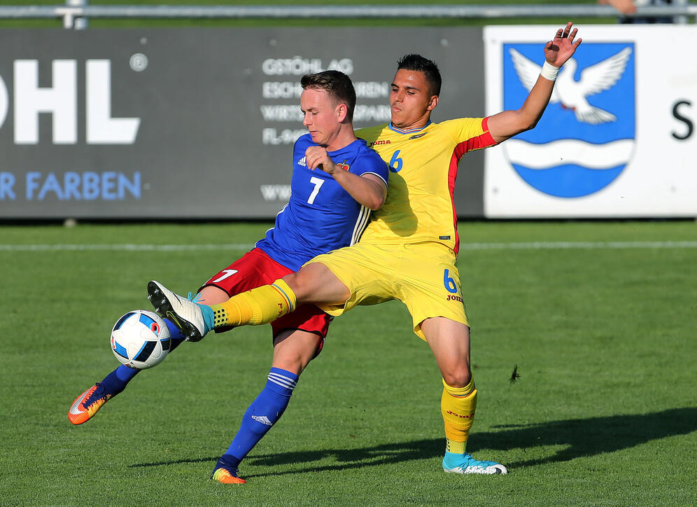Fussball U21 EM-Qualifikation Liechtenstein Rumaenien