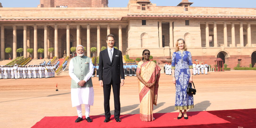 Staatsbesuch in Indien