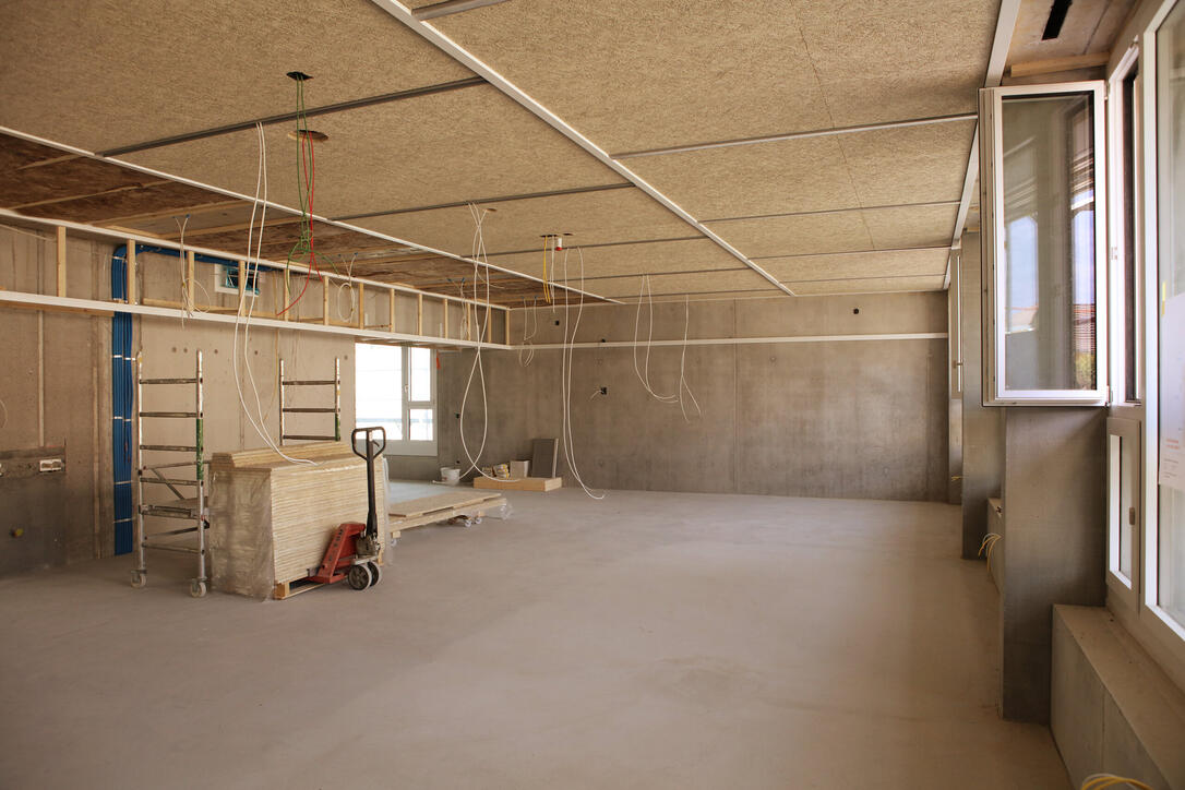 Tag der offenen Baustelle Kindergarten und Doppelturnhalle in Ma