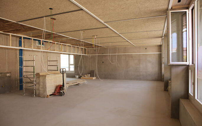 Tag der offenen Baustelle Kindergarten und Doppelturnhalle in Ma
