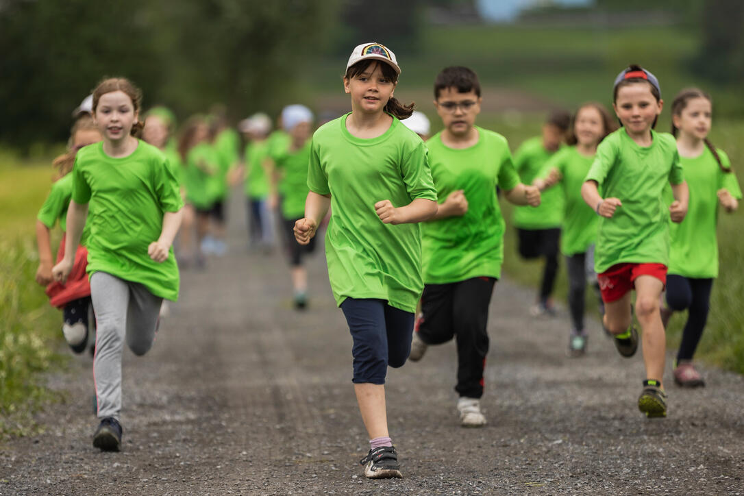 Sponsorenlauf der Primarschule Mauren