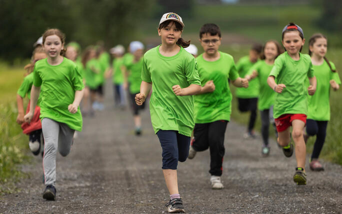 Sponsorenlauf der Primarschule Mauren
