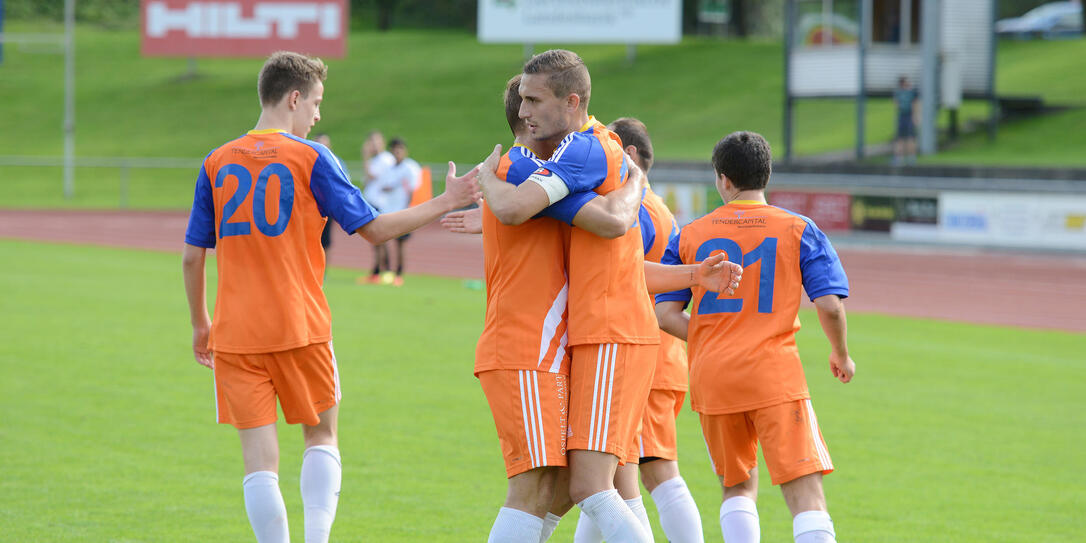 3 Liga Schaan 1 zu 1 Jubel rs