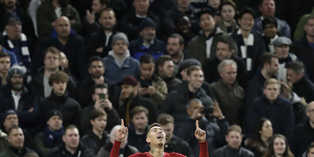 Roberto Firmino ist Liverpools Matchwinner beim Auswärtssieg gegen Tottenham