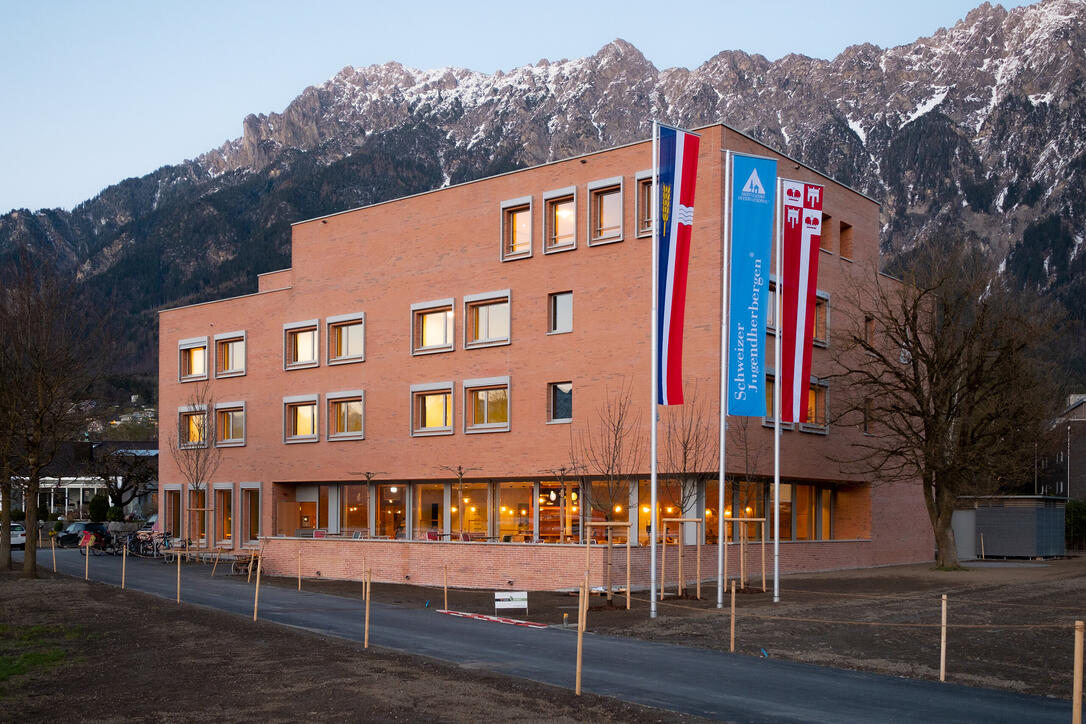 Liechtenstein Schaan Vaduz Neueroeffnung Jugendherberge