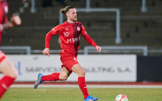 Zu Beginn der R&uuml;ckrunde erwies sich die Defensive um Liridon Berisha ungewohnt anf&auml;llig